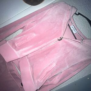 Juicy Couture Light Pink Velour Hoodie